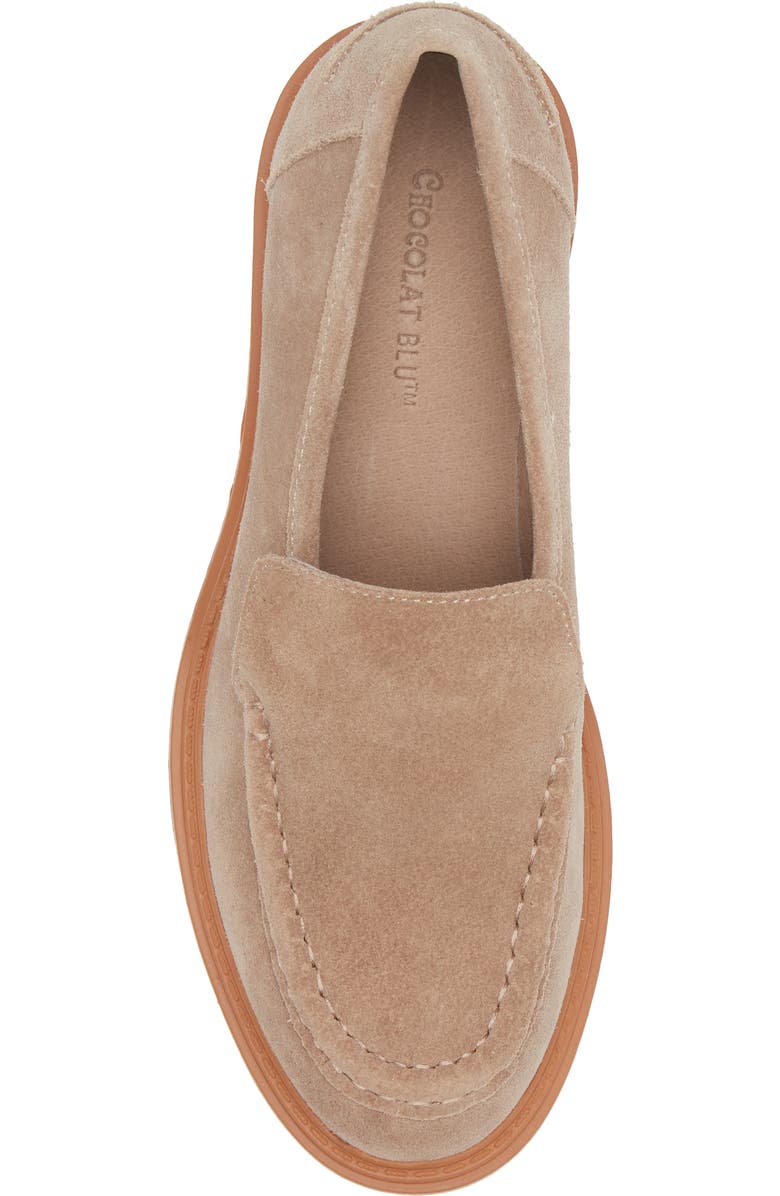 Chocolat Blu Finna Platform Loafer Pump, Alternate, color,