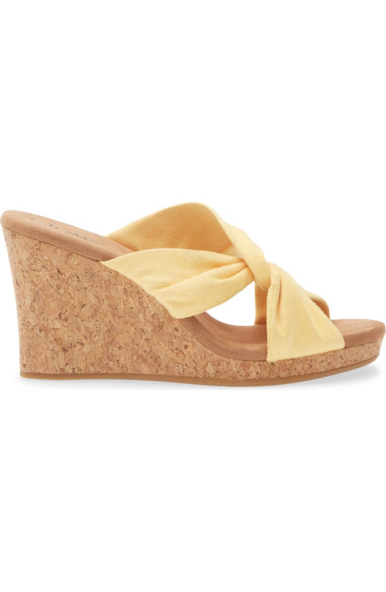 TOMS Serena Slide Sandal, Alternate, color, Yellow