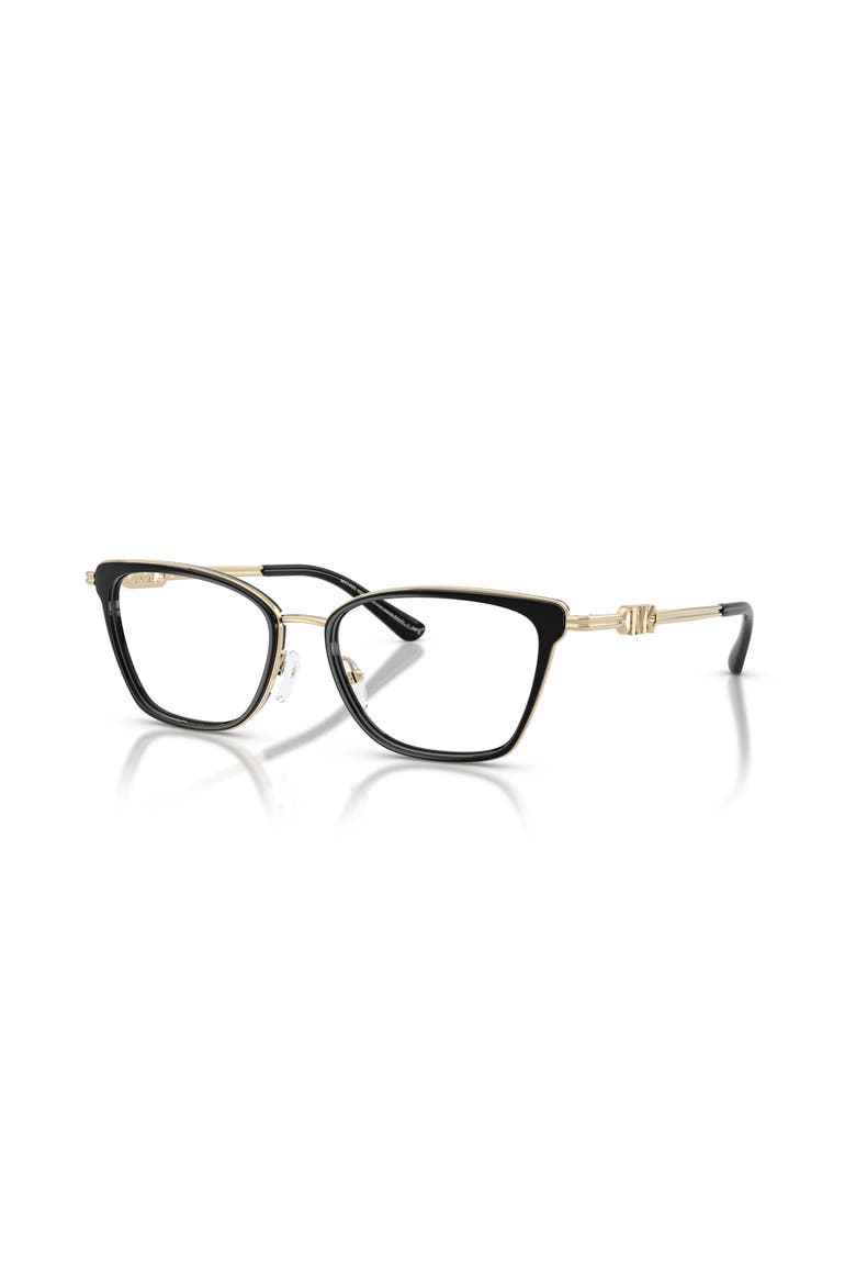 54mm Rectangle optical glasses, Main, color, Black