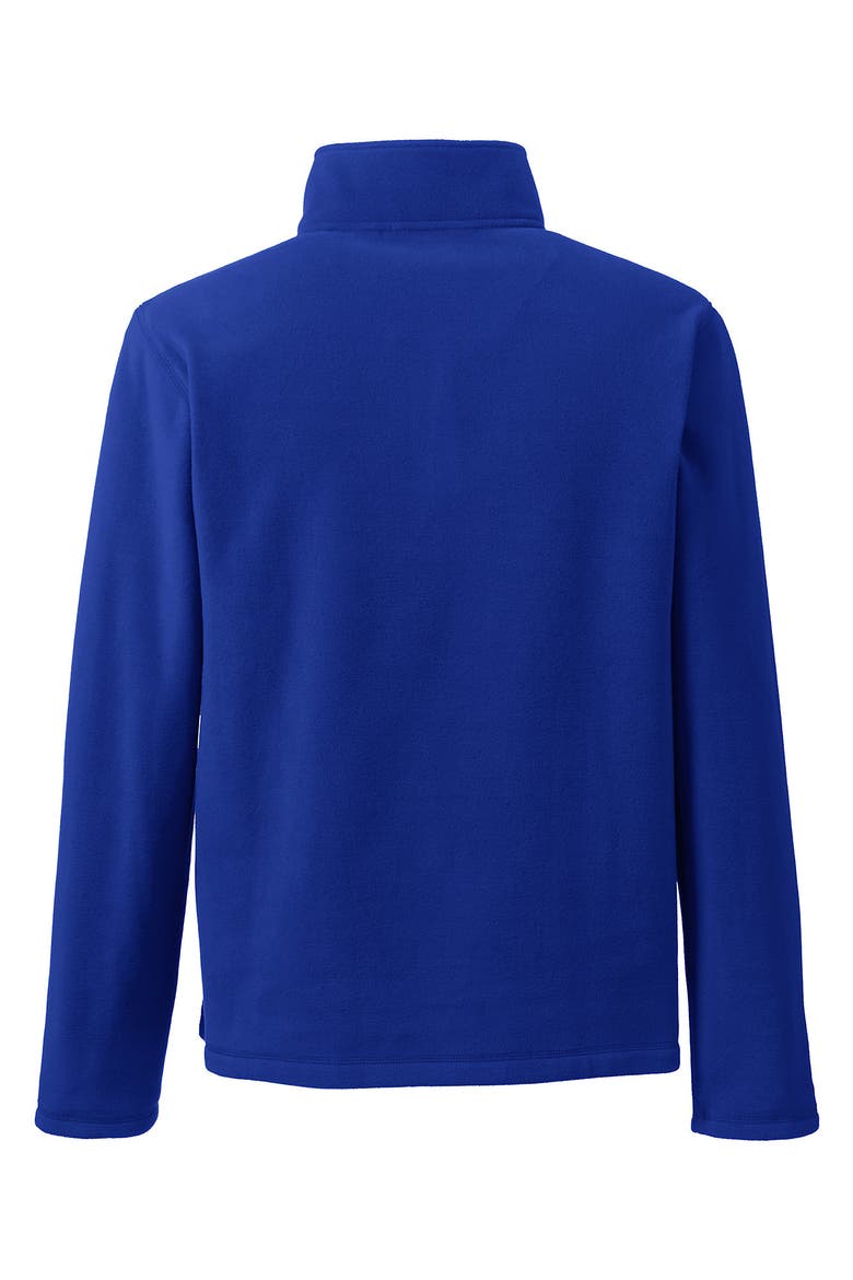 School Uniform Young  Lightweight Fleece Quarter Zip Pullover, Alternate, color, Cobalt