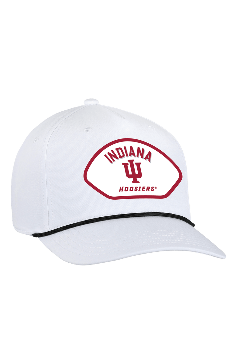 AHEAD Men's Ahead  White Indiana Hoosiers Alto Rope Adjustable Hat, Main, color, White