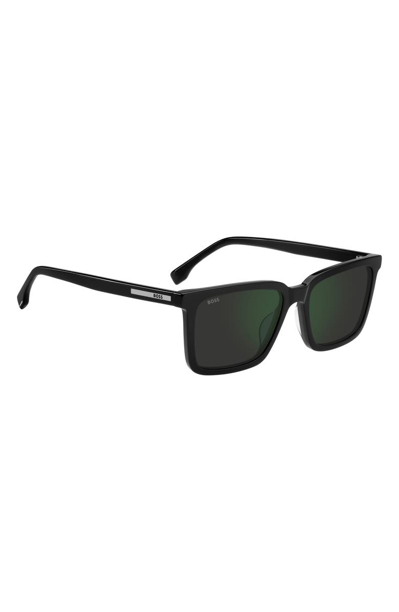 BOSS 55mm Sunglasses, Alternate, color, Black