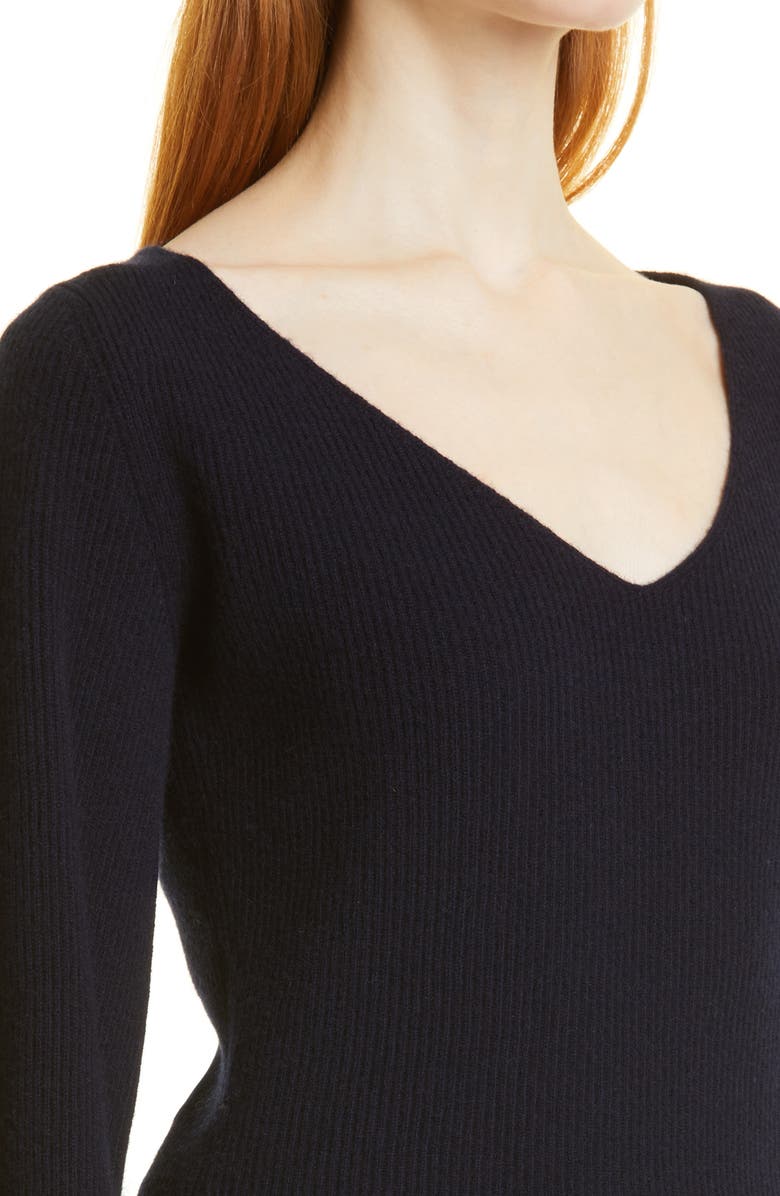 Vince Ribbed Wool & Cashmere Sweater, Alternate, color,