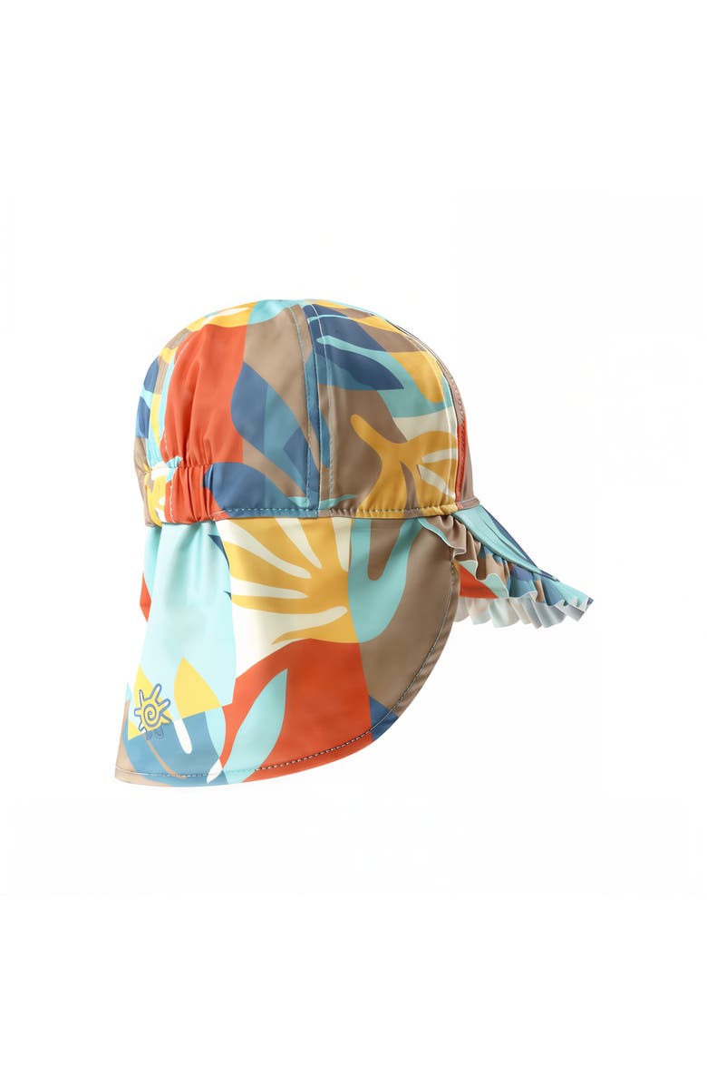 UV Skinz Swim Flap Hat, Alternate, color, Beach Picasso