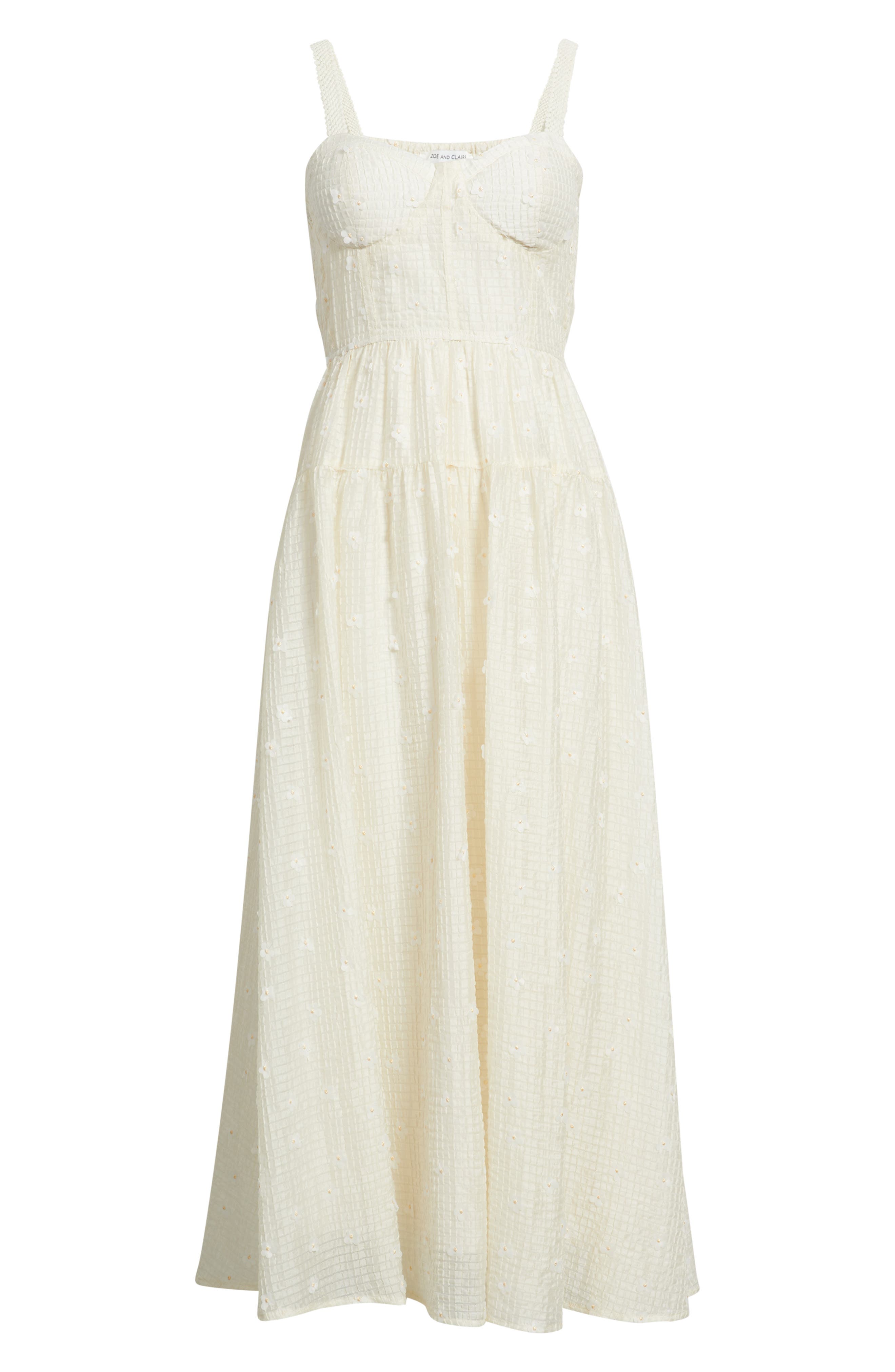 zoe stretch lace midi dress BHLDN Zoe Open-Back Lace Midi Dress