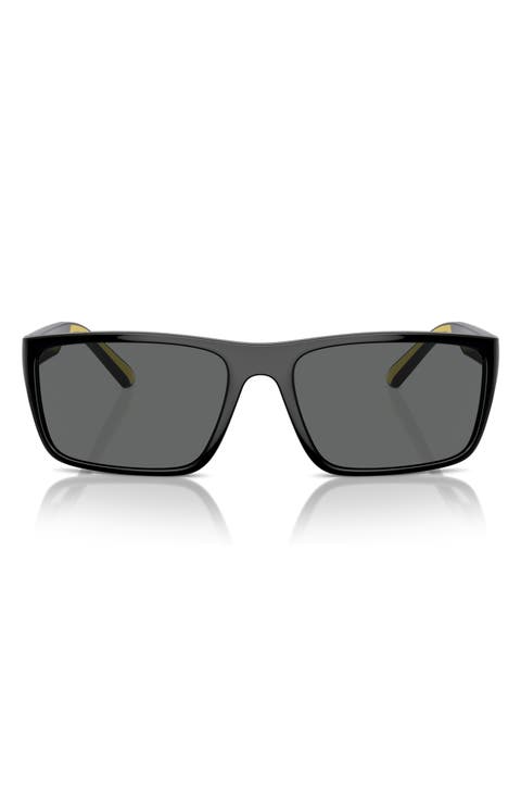 59mm Rectangular Sunglasses