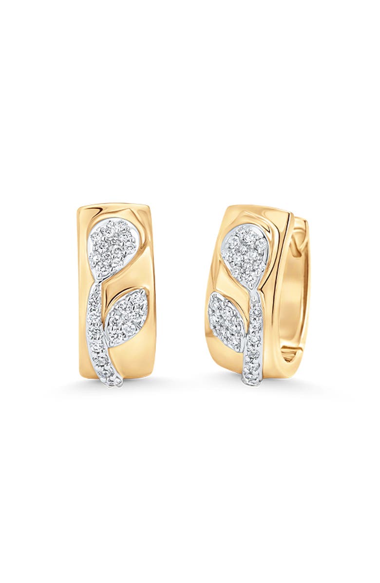 Sara Weinstock Lierre Diamond Pavé Huggie Hoop Earrings, Main, color,