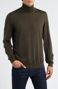 BOSS Musso Virgin Wool Turtleneck Sweater