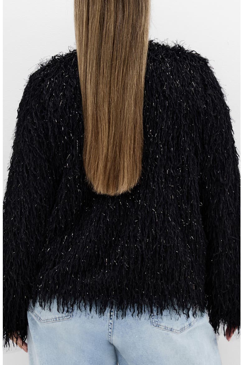 Sparkle Queen Jacket, Alternate, color, BLACK