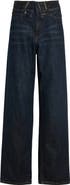 MM6 Maison Margiela Layered Waist Wide Leg Jeans