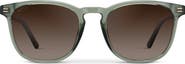WMP Eyewear Nick - 51mm Polarized Rounded Square Sunglasses