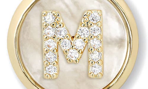 Melinda Maria Baby Love Letters Initial Pendant Necklace In Gold M