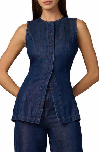 The Seamed Sleeveless Tunic