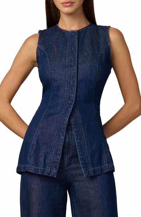 The Seamed Sleeveless Tunic