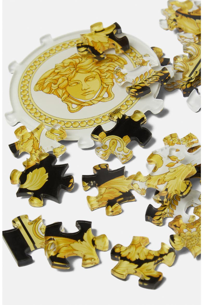 Barocco Plexiglas® Jigsaw Puzzle, Alternate, color, GOLD-WHITE-BLACK