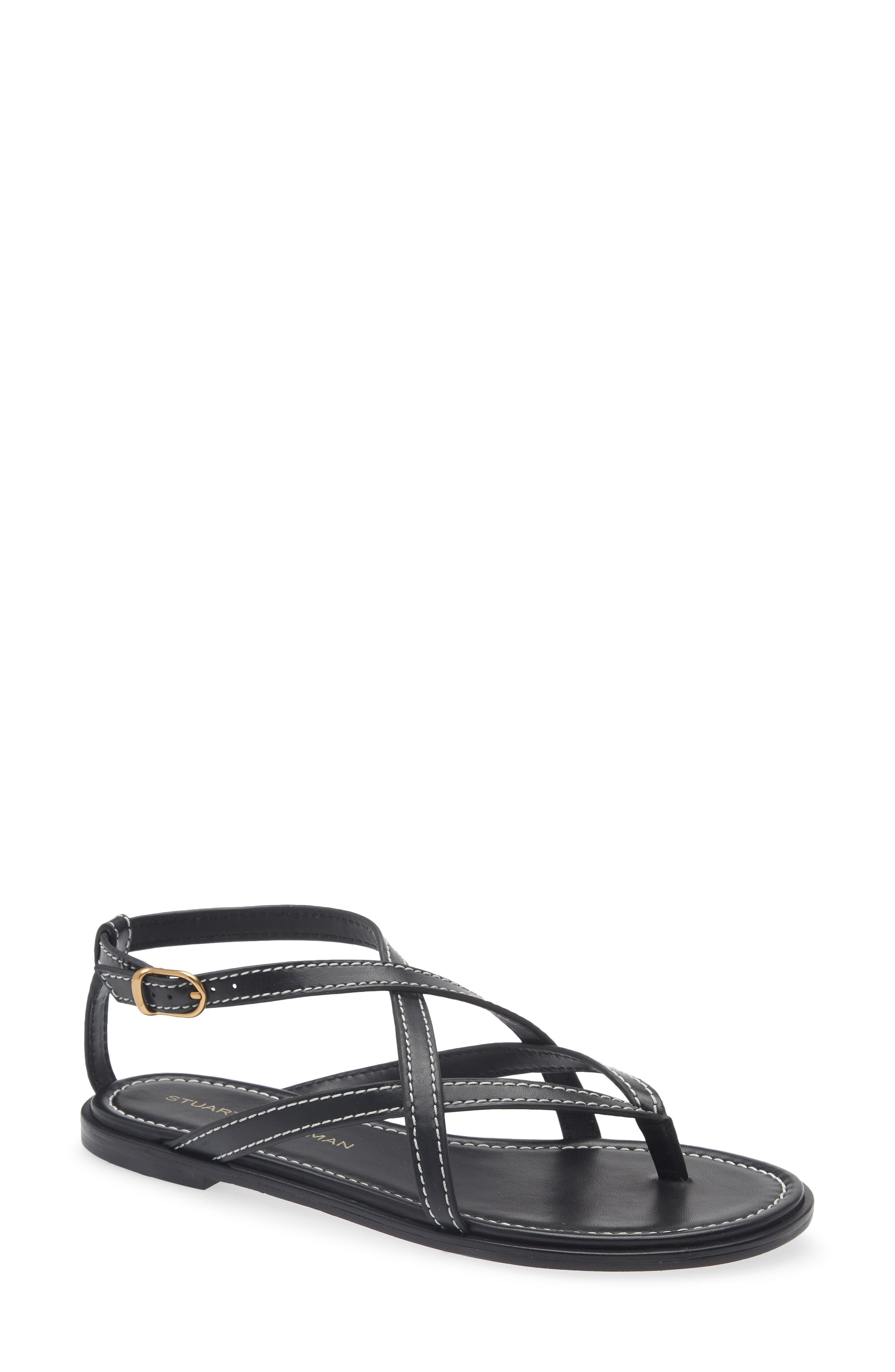 Park Sandal, Main, color, BLACK