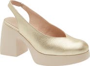Wonders Platform Slingback Pump