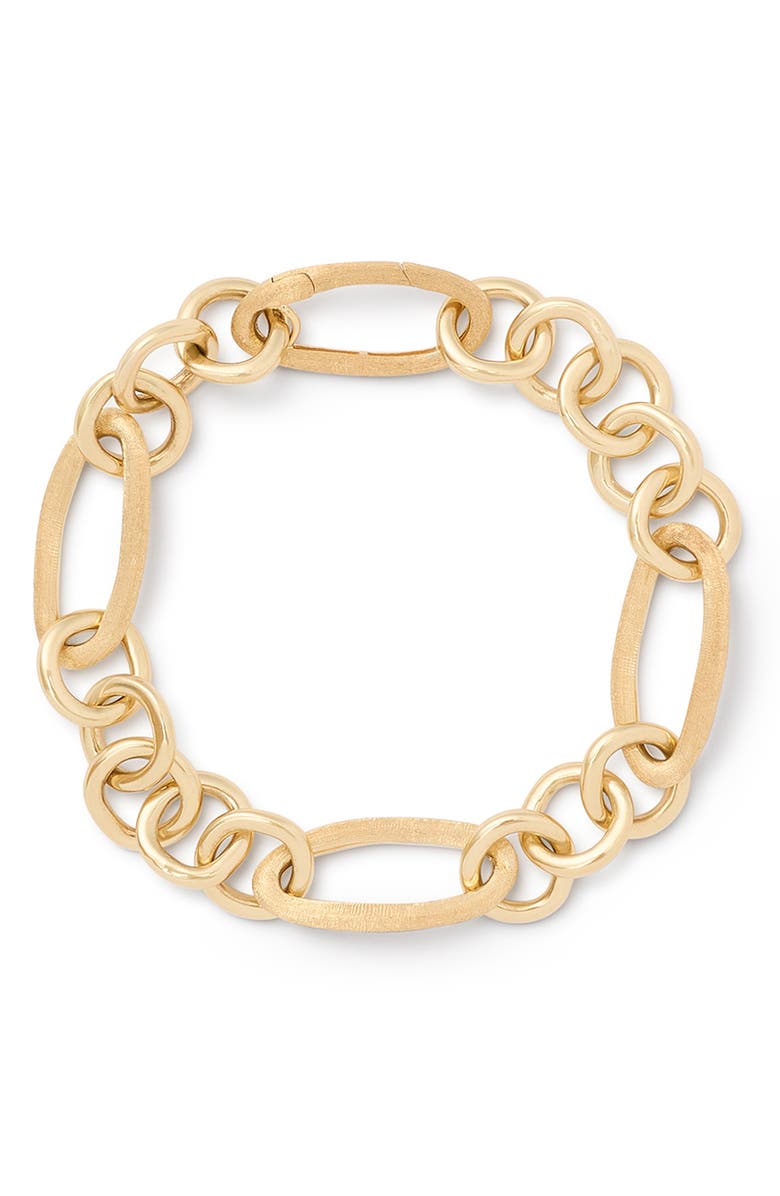 Marco Bicego Jaipur Mixed Link Bracelet, Main, color, Yellow Gold