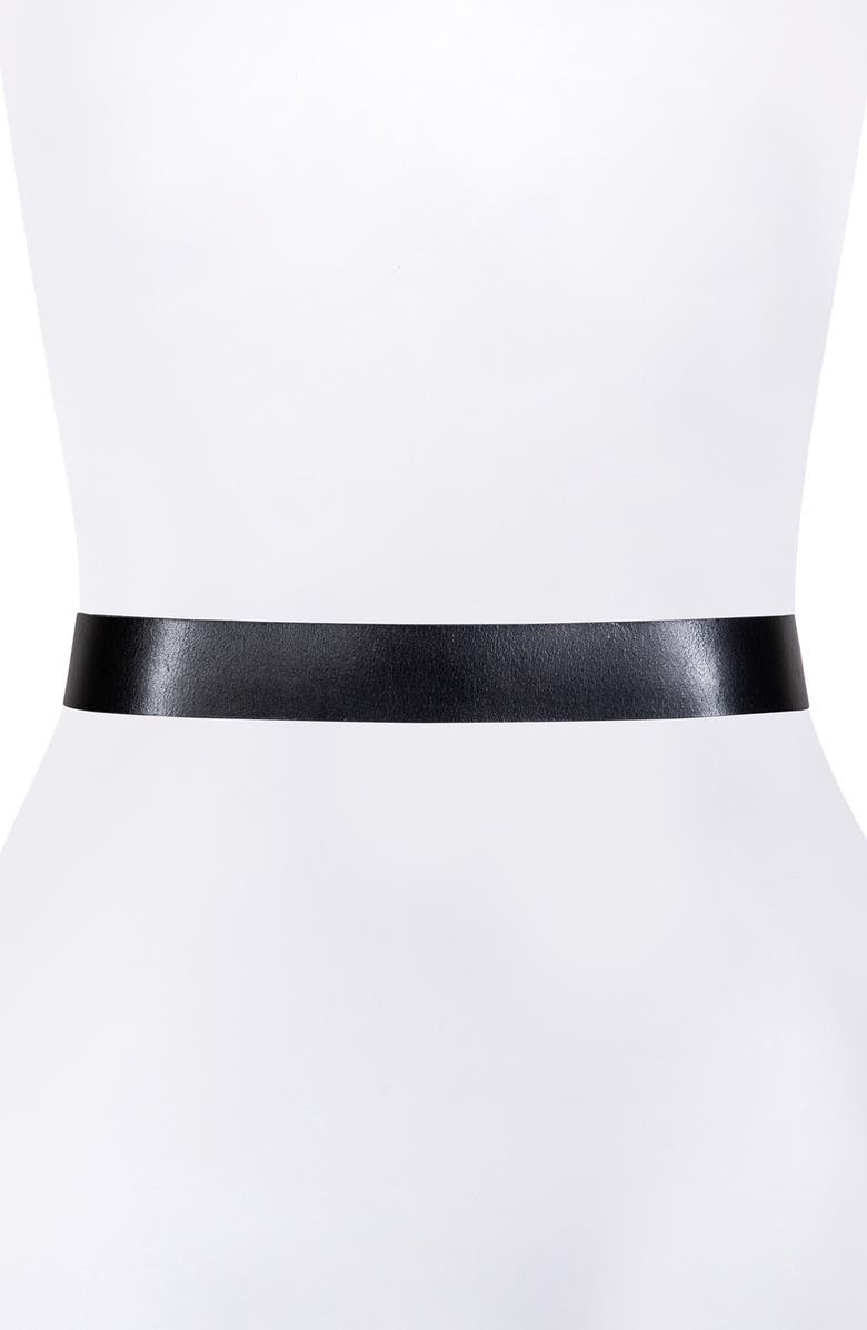 Frye Leather Belt, Alternate, color, 