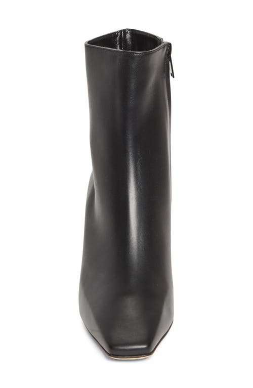 Manolo Blahnik Ofaralo Leather Ankle Boots In Black