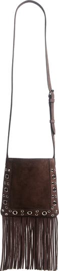 Valentino Garavani Small Nellcôte Fringe Stud Suede