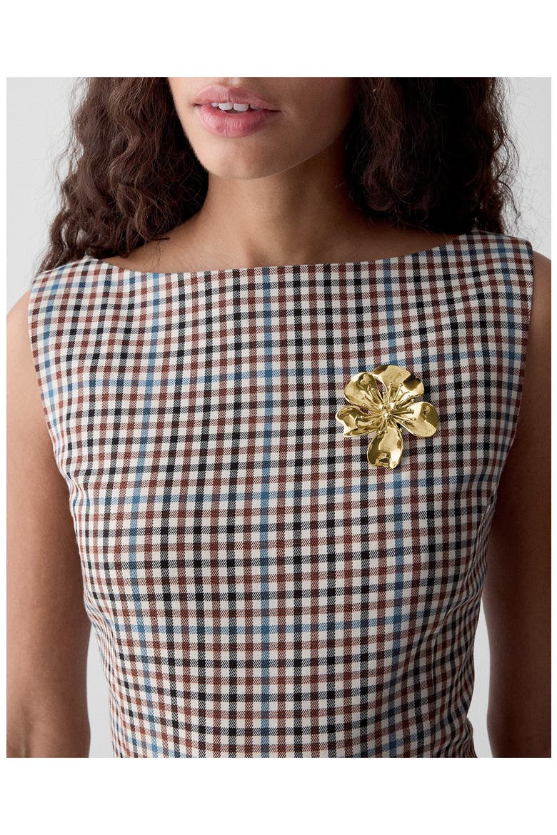 gilded garden brooch, Alternate, color, GOLD