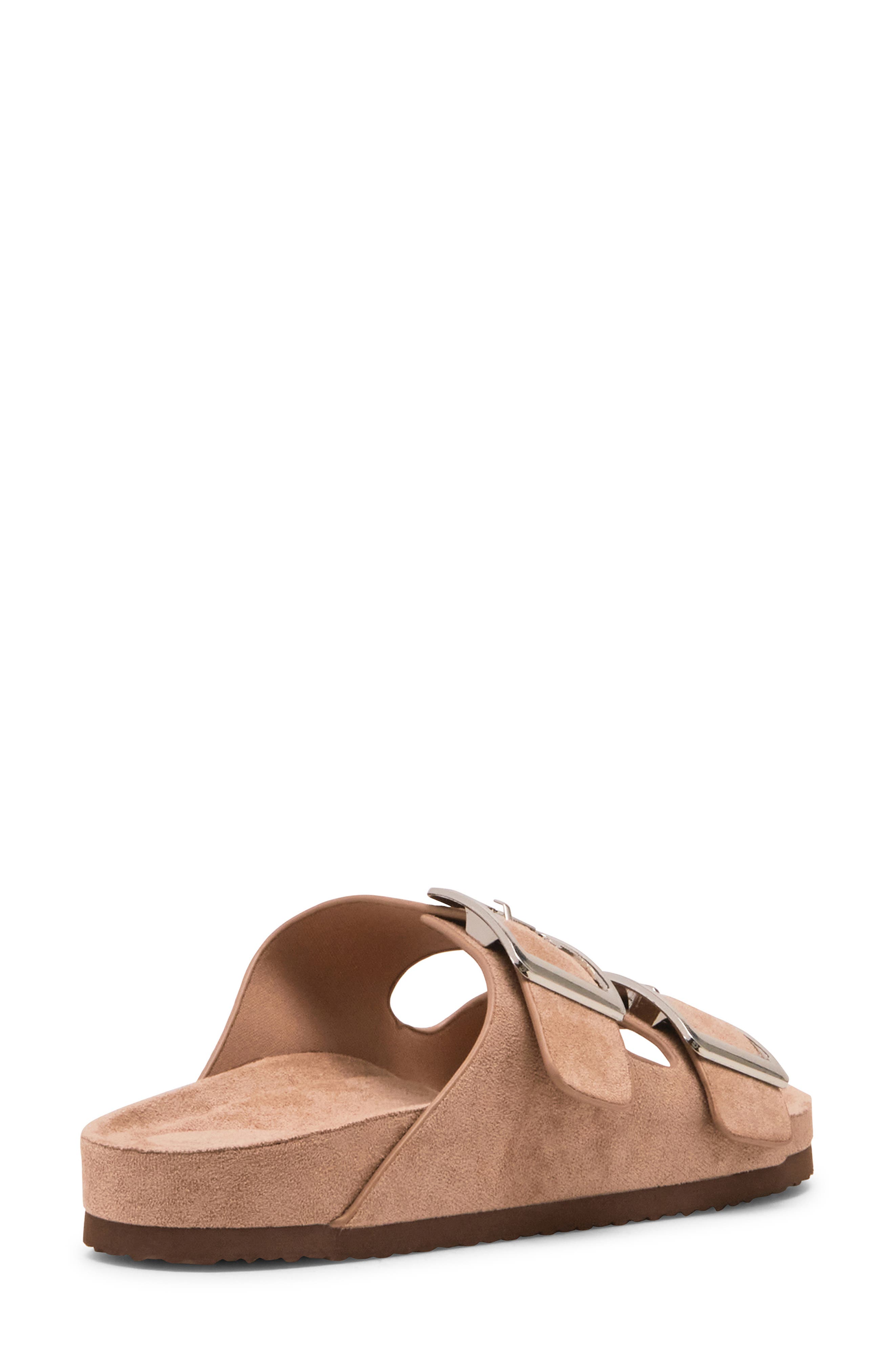 Madden Girl Bodiee Slide Sandal, Alternate, color, Sand Fab