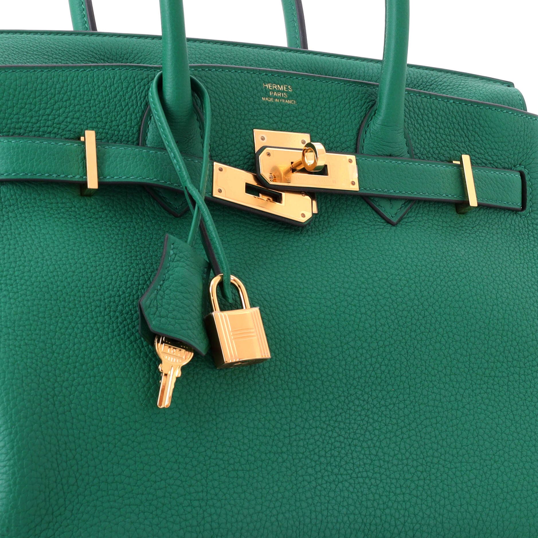 Birkin Handbag Green Togo with Gold Hardware 30, Alternate, color, Green