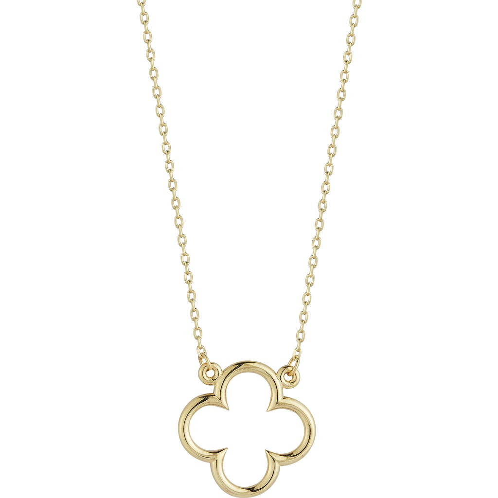 Ember Fine Jewelry 14k Gold Clover Pendant Necklace