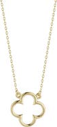 Ember Fine Jewelry 14K Gold Clover Pendant Necklace