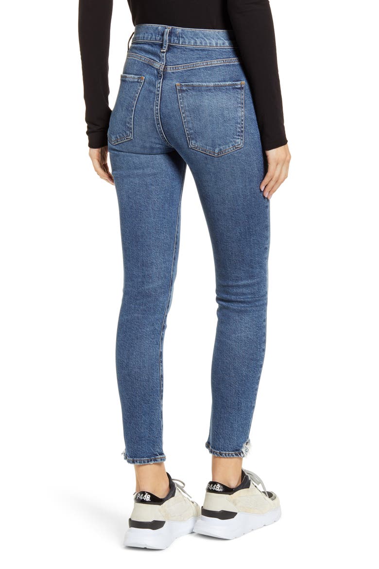 Toni High Waist Ankle Straight Leg Jeans, Alternate, color, STRATOSPHERE