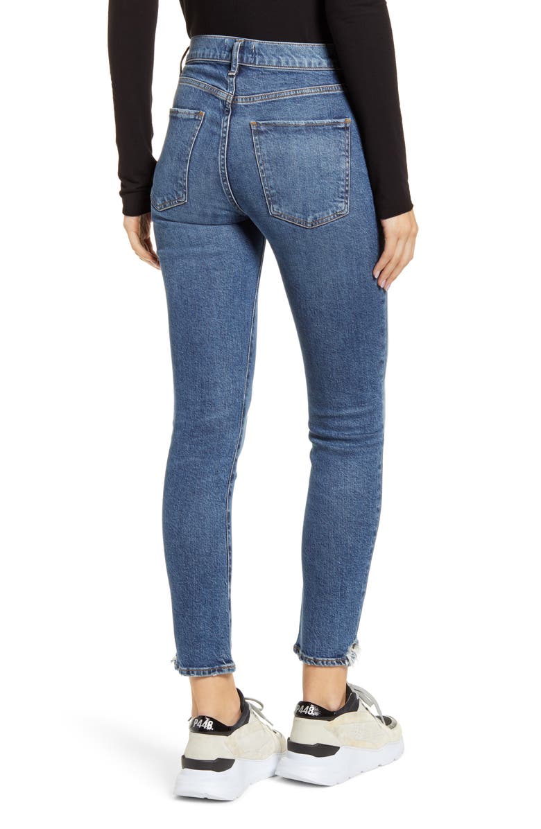 AGOLDE Toni High Waist Ankle Straight Leg Jeans, Alternate, color, 