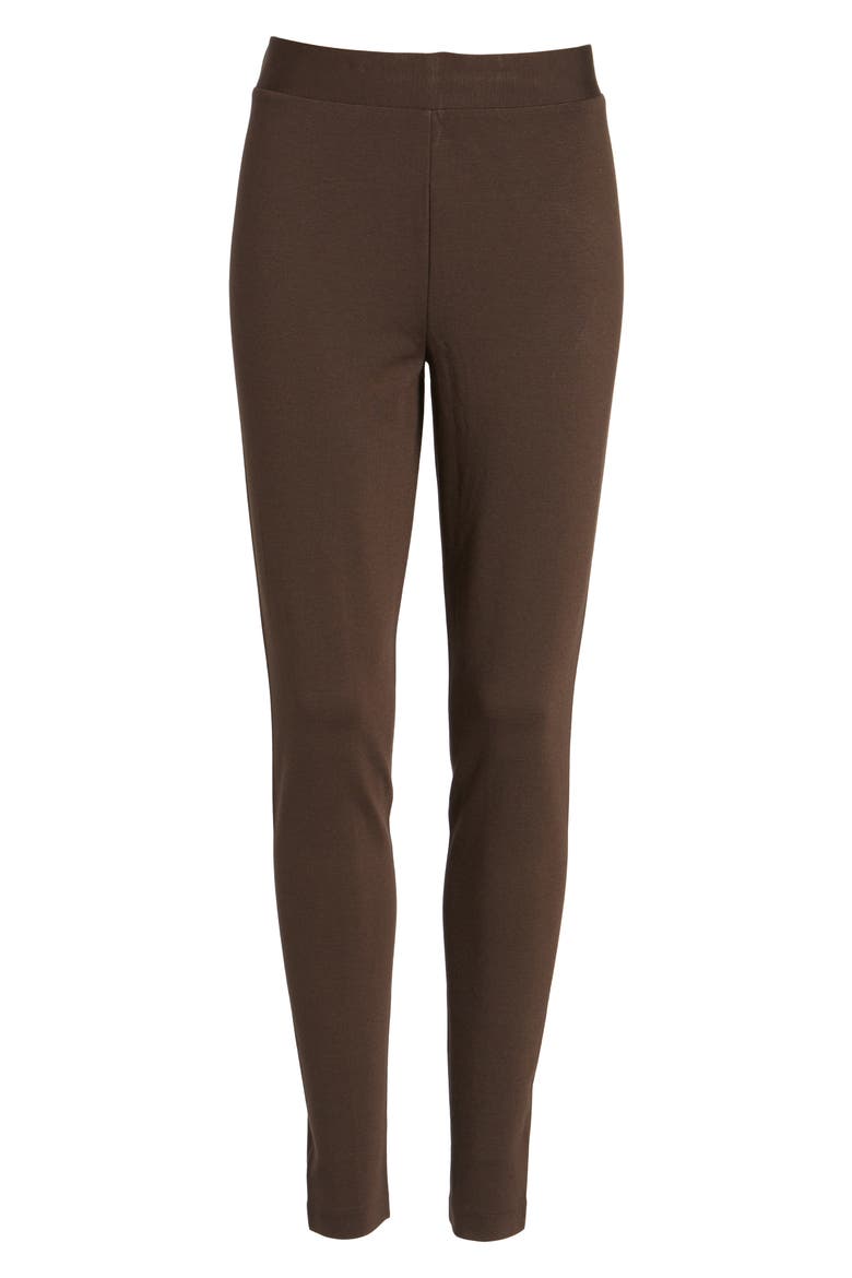 Seamed Back Ponte Leggings, Alternate, color, ESPRESSO