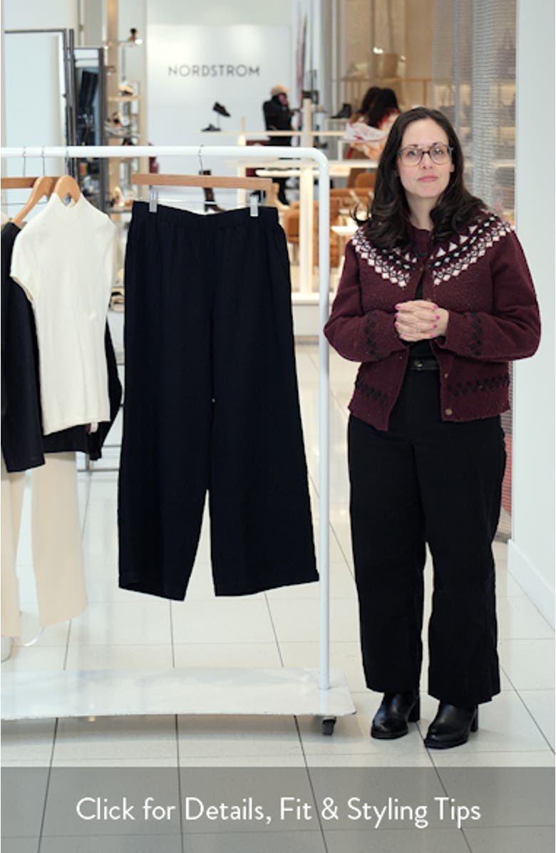 Stretch Organic Cotton Ankle Lantern Pants, sales video thumbnail