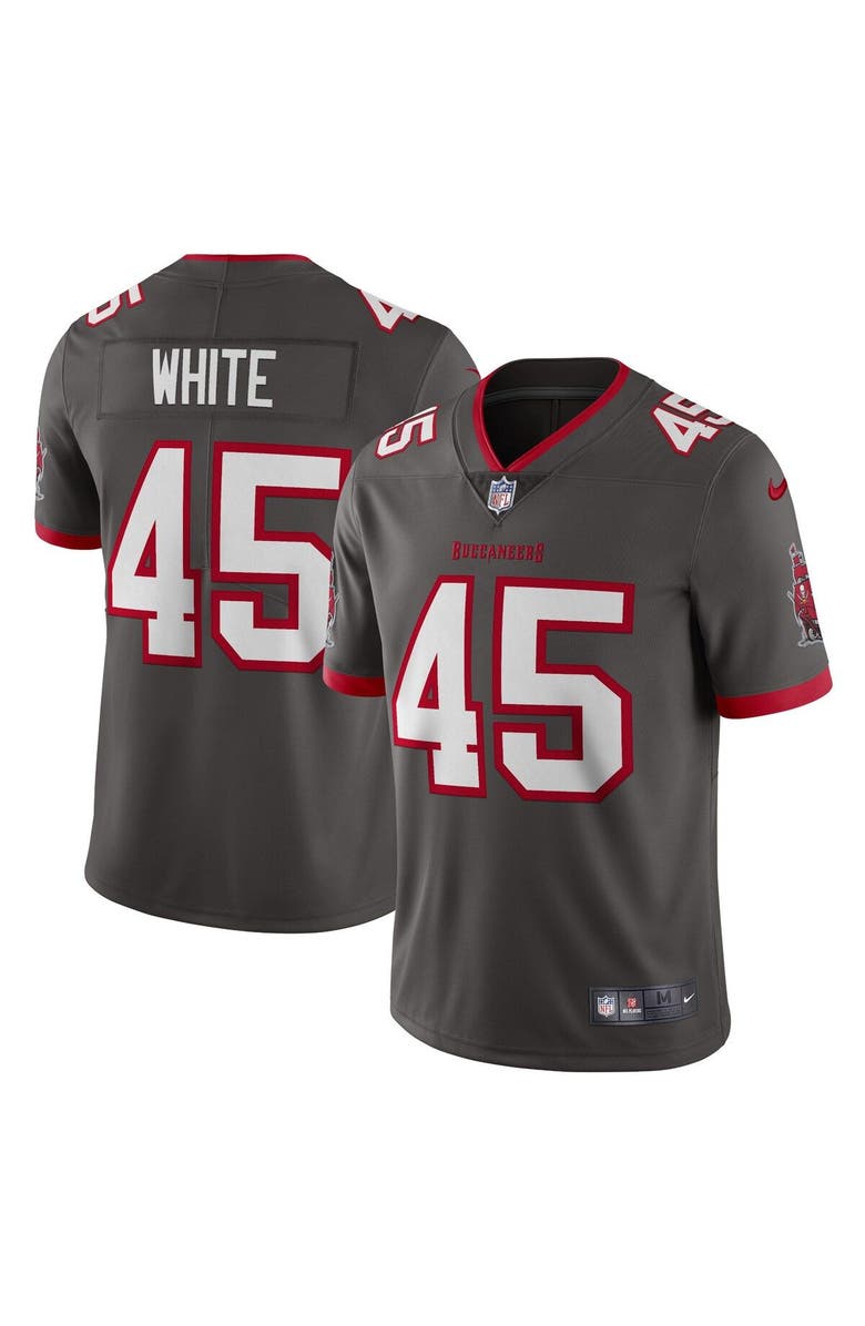 Nike Men's Nike Devin White Pewter Tampa Bay Buccaneers Vapor Limited Jersey, Main, color,