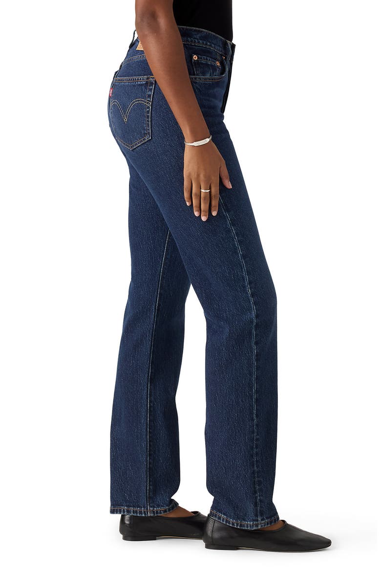 501® Curve High Waist Straight Leg Jeans, Alternate, color, MILD SALSA
