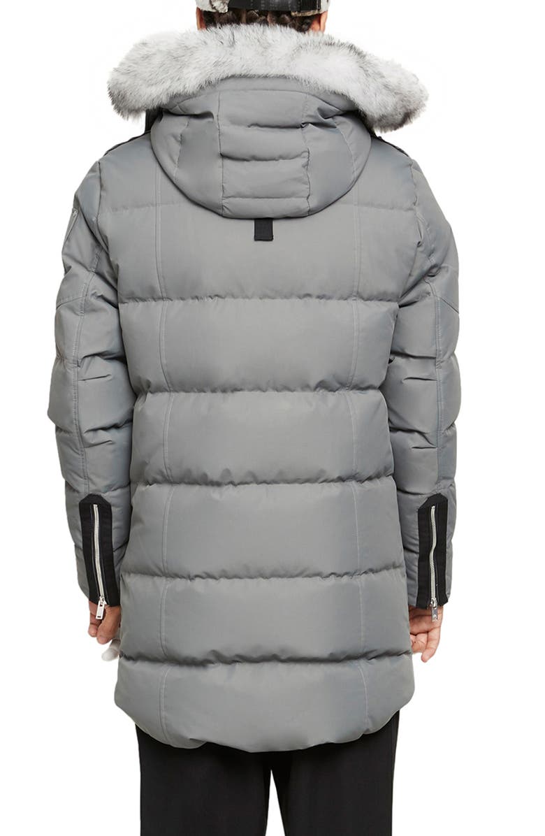 Moose Knuckles Cloud Neoshear Water Repellent Down Parka with Faux Fur Trim, Alternate, color,