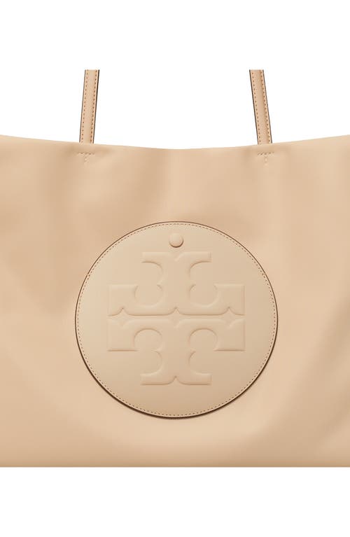 Tory Burch Ella Logo Recycled Nylon Tote Bag In Pink