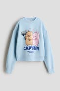 H&M Brushed-Inside Sweatshirt With Printed Motif