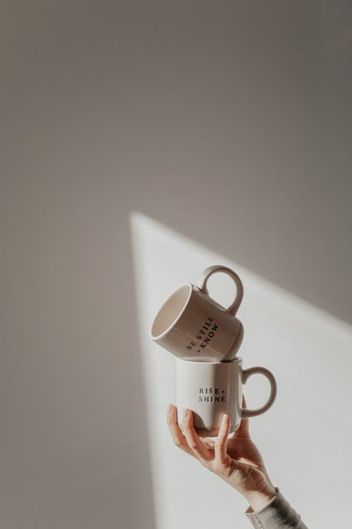 Sweet Water Decor Stoneware Quote Coffee Mug In Rise + Shine