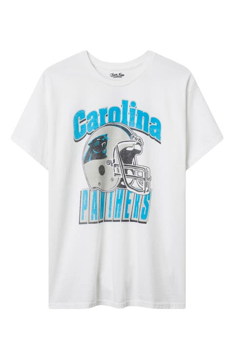 Carolina Panthers Throwback Helmet Cotton Graphic T-Shirt