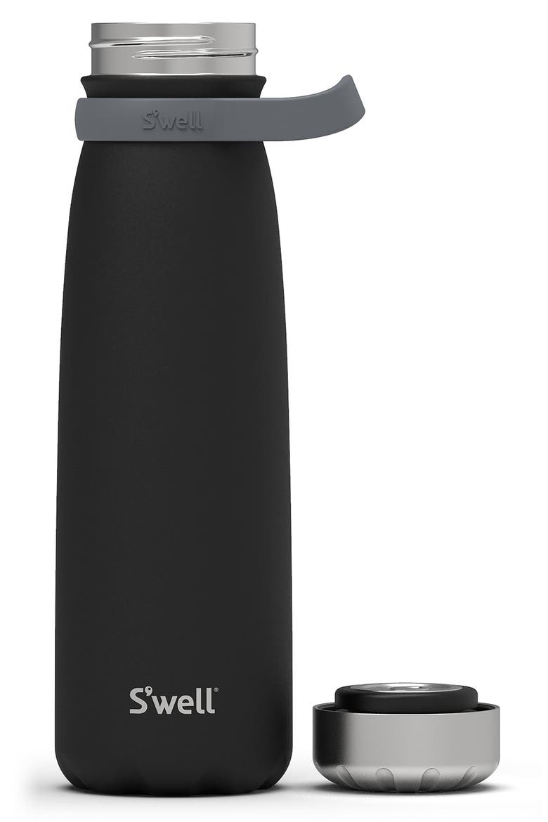Traveler 40-Ounce Insulated Water Bottle, Alternate, color, ONYX