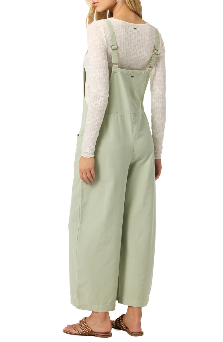 O'Neill Summerlin 2 Cotton & Linen Overalls, Alternate, color, Desert Sage
