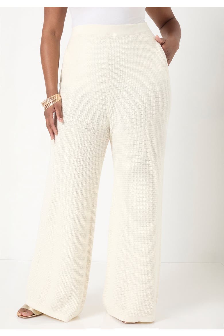 Knitted Sweater Pants, Alternate, color, SUGAR SWIZZLE