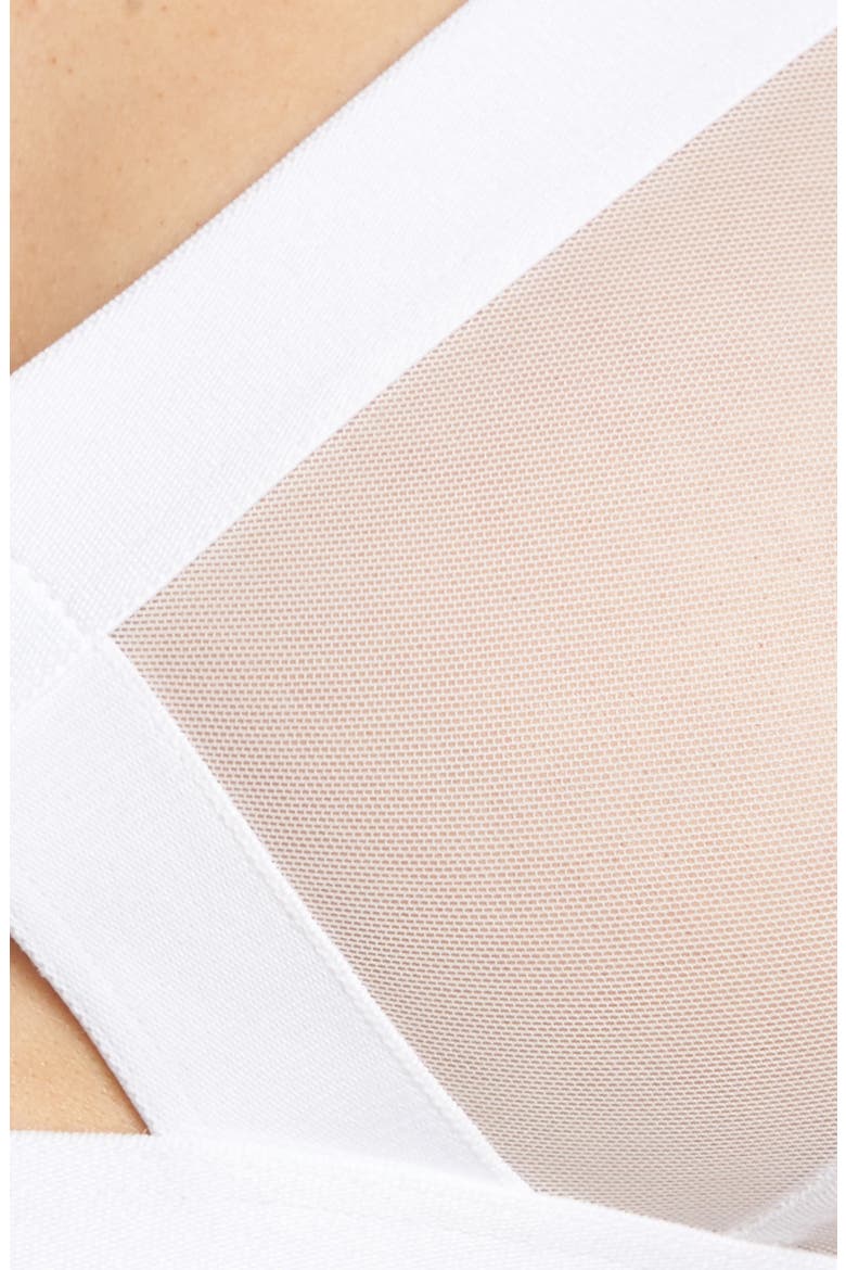 Sheers Wireless Bralette, Alternate, color, WHITE