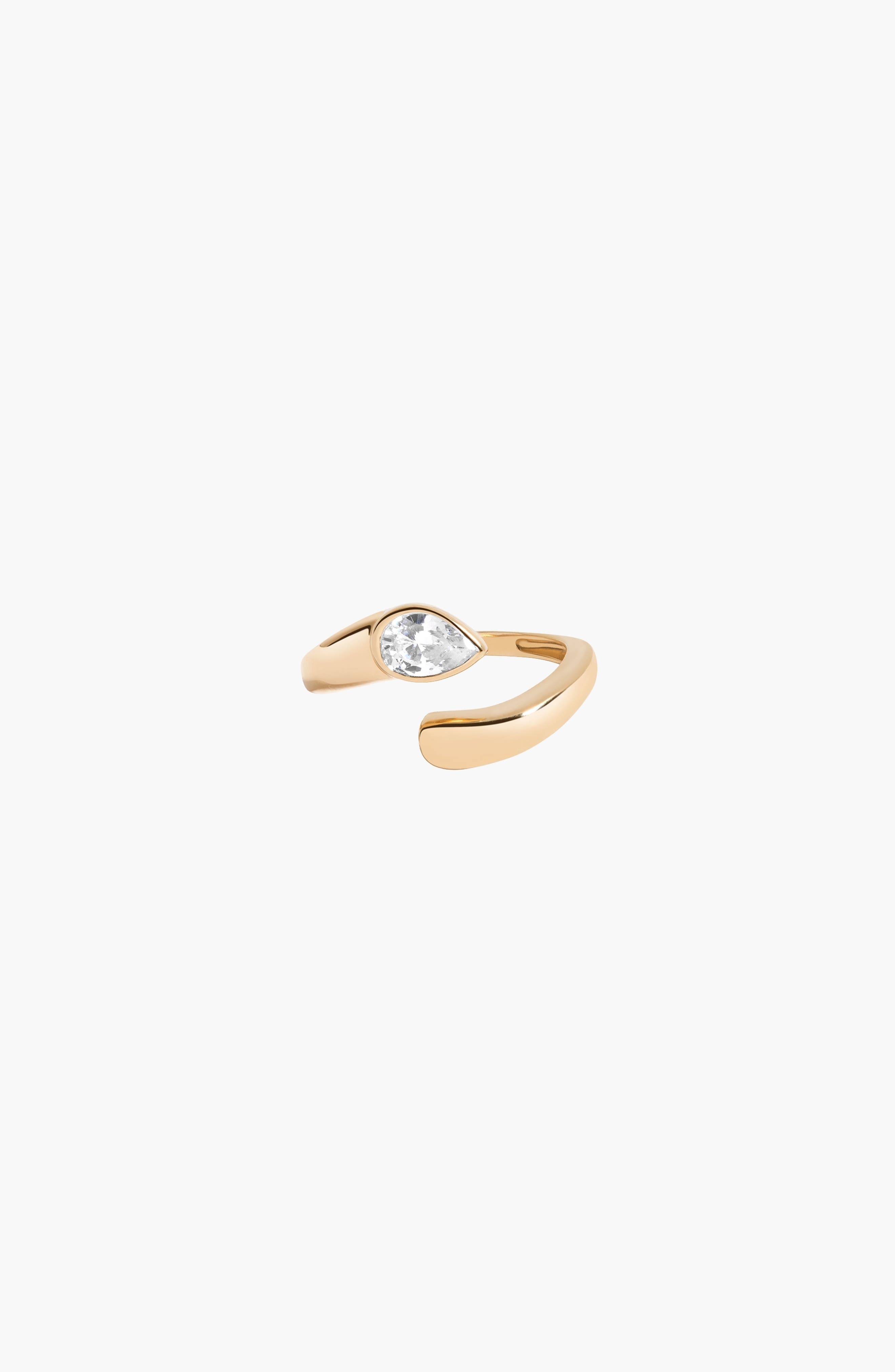 Женские аксессуары Aurate New York Lab Grown Sapphire Pear Ellipse Ring — фото 6