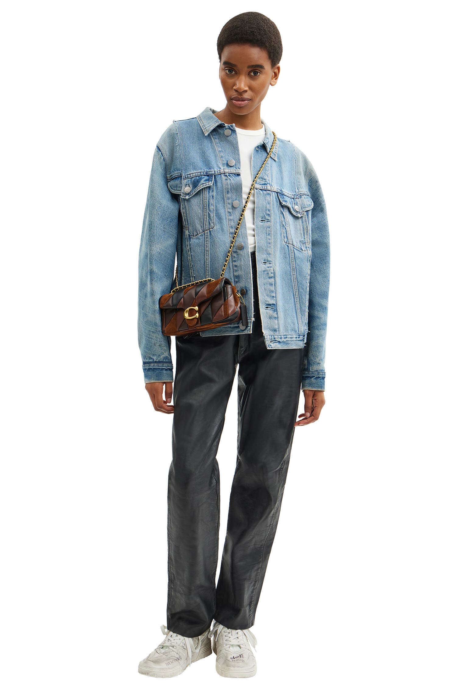 COACH Tabby 20 Quilted Patchwork Leather Shoulder Bag, Alternate, color, B4/Maple Shadow Brow