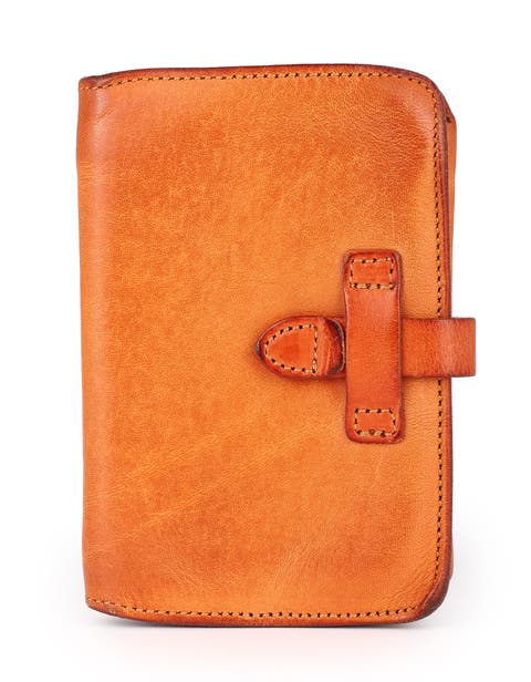Leeds Genuine Leather Bifold Passport Holder