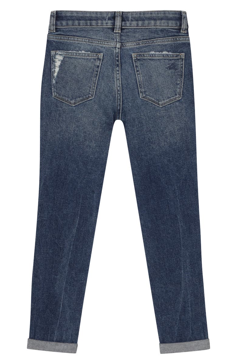 DL1961 Kids' Harper Ripped Boyfriend Straight Leg Jeans, Alternate, color, 
