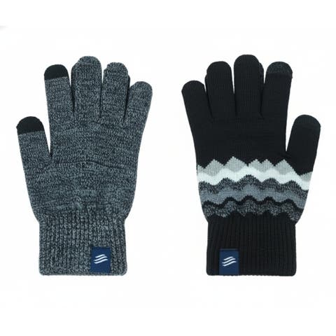 The Merino Wool Mountain and Marled Knit Glove 2-pack